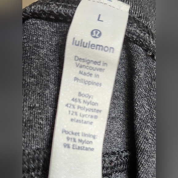 Great Condition, Men's Gray Lululemon Workout/lounge Sweat pants. Size Large. - Picture 8 of 13